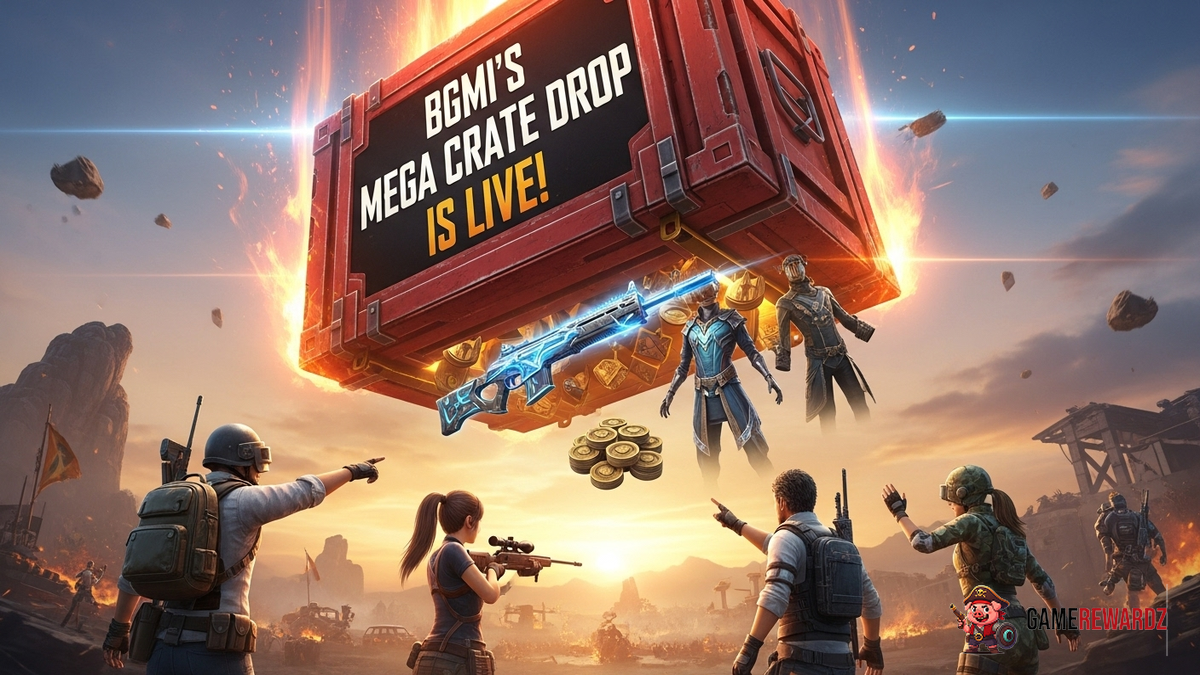 BGMI's Mega Crate Drop is LIVE! See What's Inside Before Everyone Else!